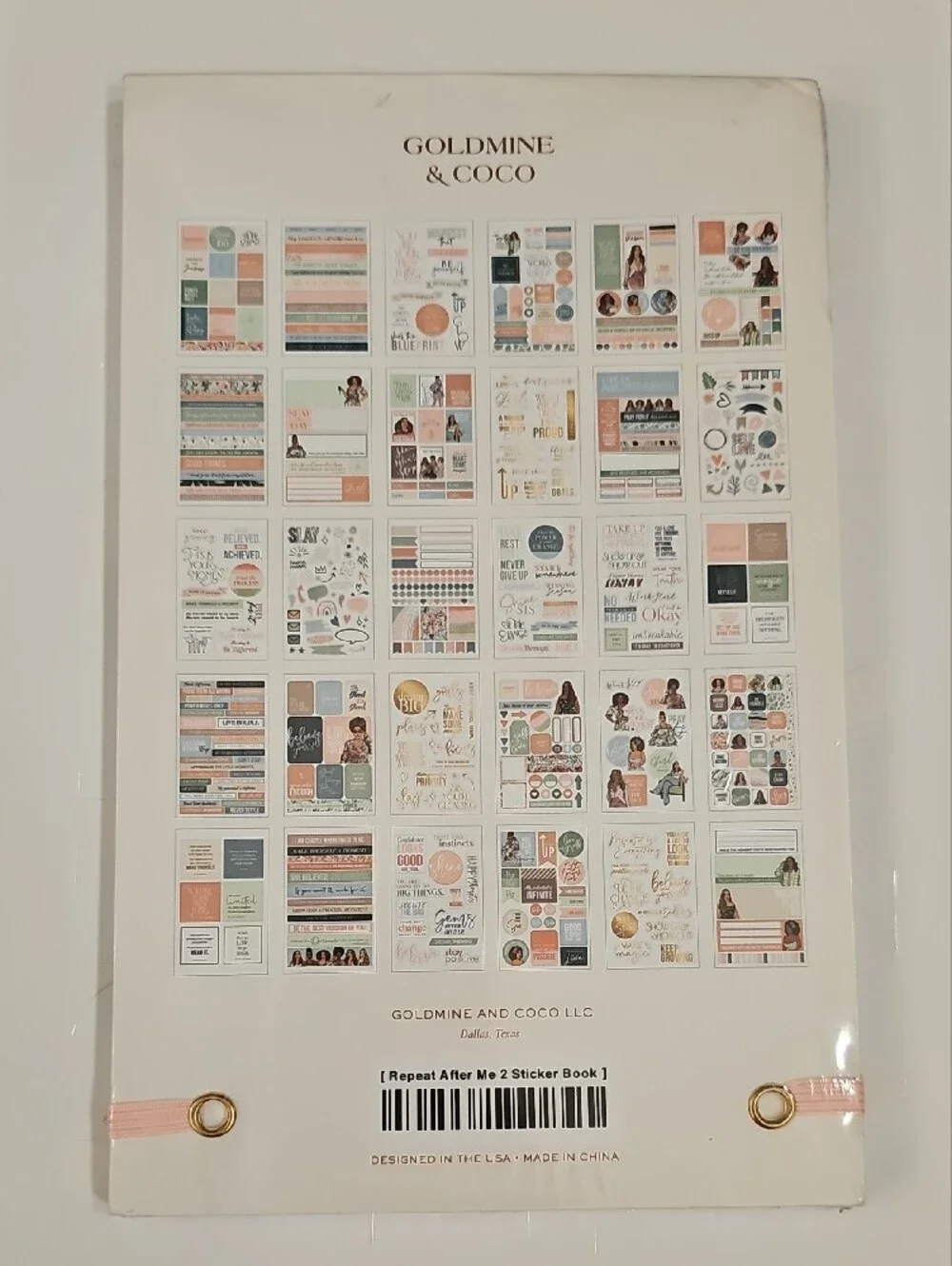 Repeat After Me 2 Sticker Book - NIP Goldmine & Coco